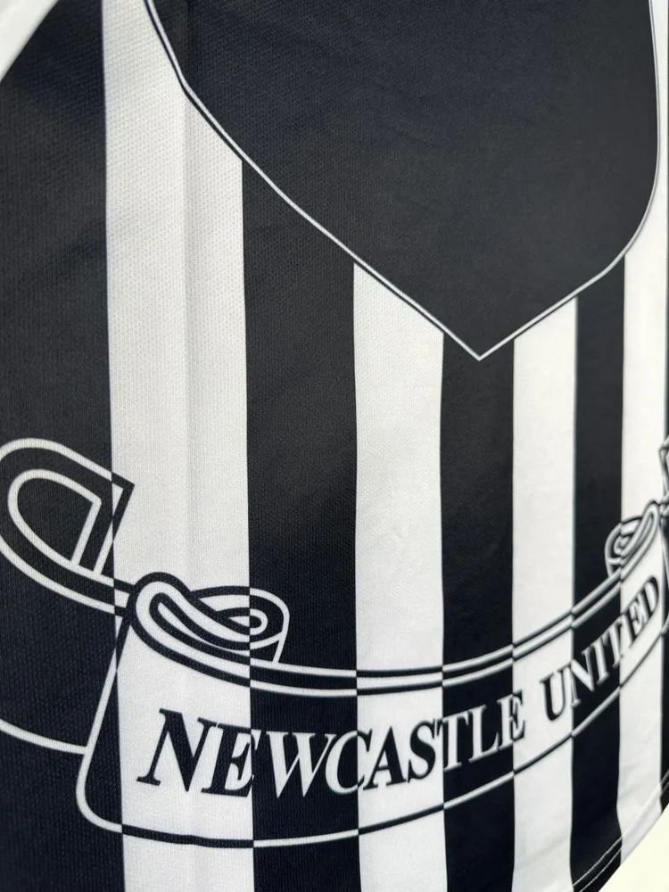 Newcastle 1997-1999 Retro Long Sleeve Newcastle United Home Soccer Jersey 1997/1999 — 6
