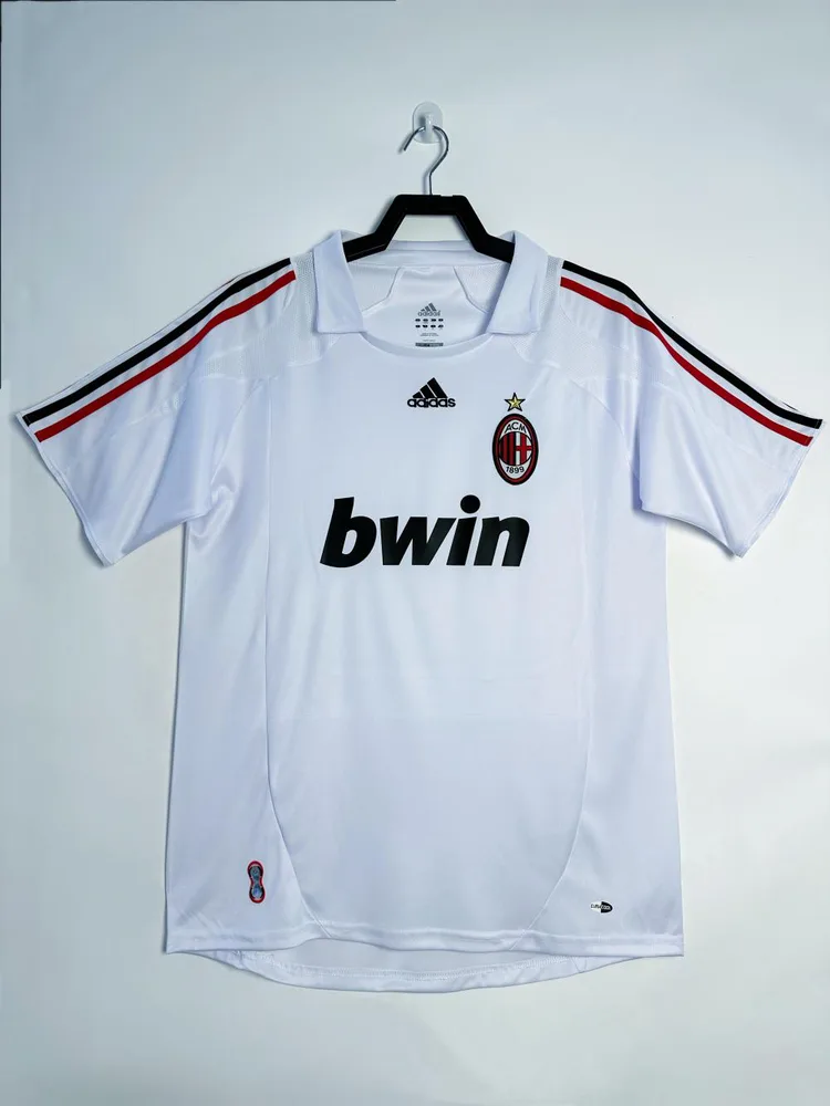 AC Milan 2007/2008 Retro AC Milan Visitante Camiseta de fútbol 2007/2008