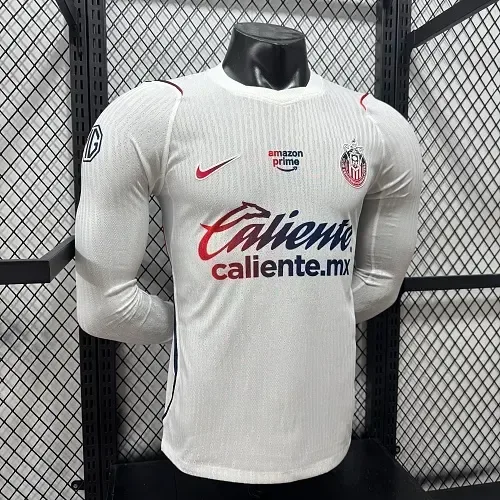 Chivas 2026/2027 Manga larga Versión jugador Chivas Visitante Camiseta de fútbol 2026/27 — 3