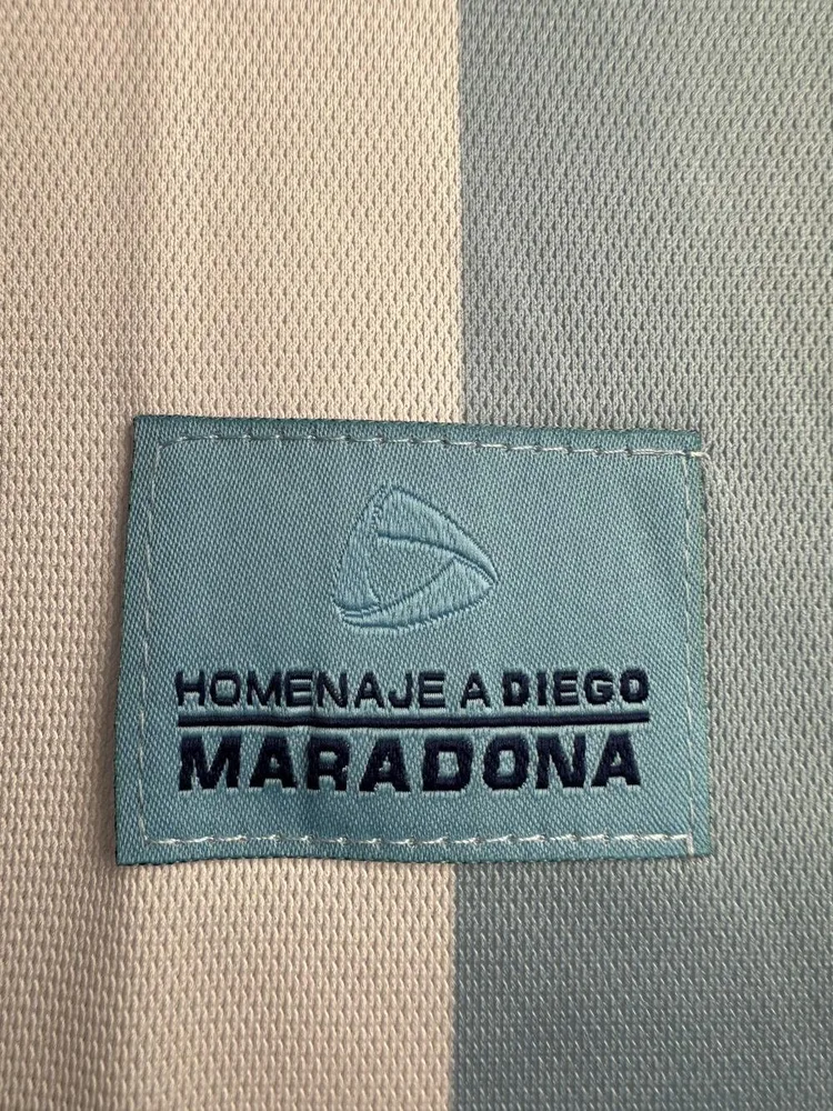 Argentina 2001 Retro Argentina National Team Maradona Commemorative Jersey 2001 — 9