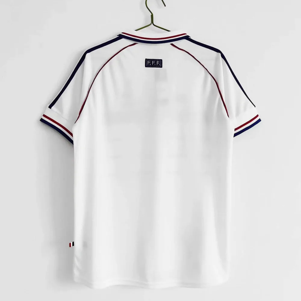 France 1998 Retro France Away Football Shirt 1998 — 2