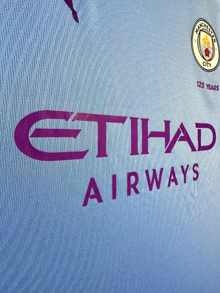 Manchester City 2019-2020 Retro Manchester City Home Football Shirt 2019/2020 — 5