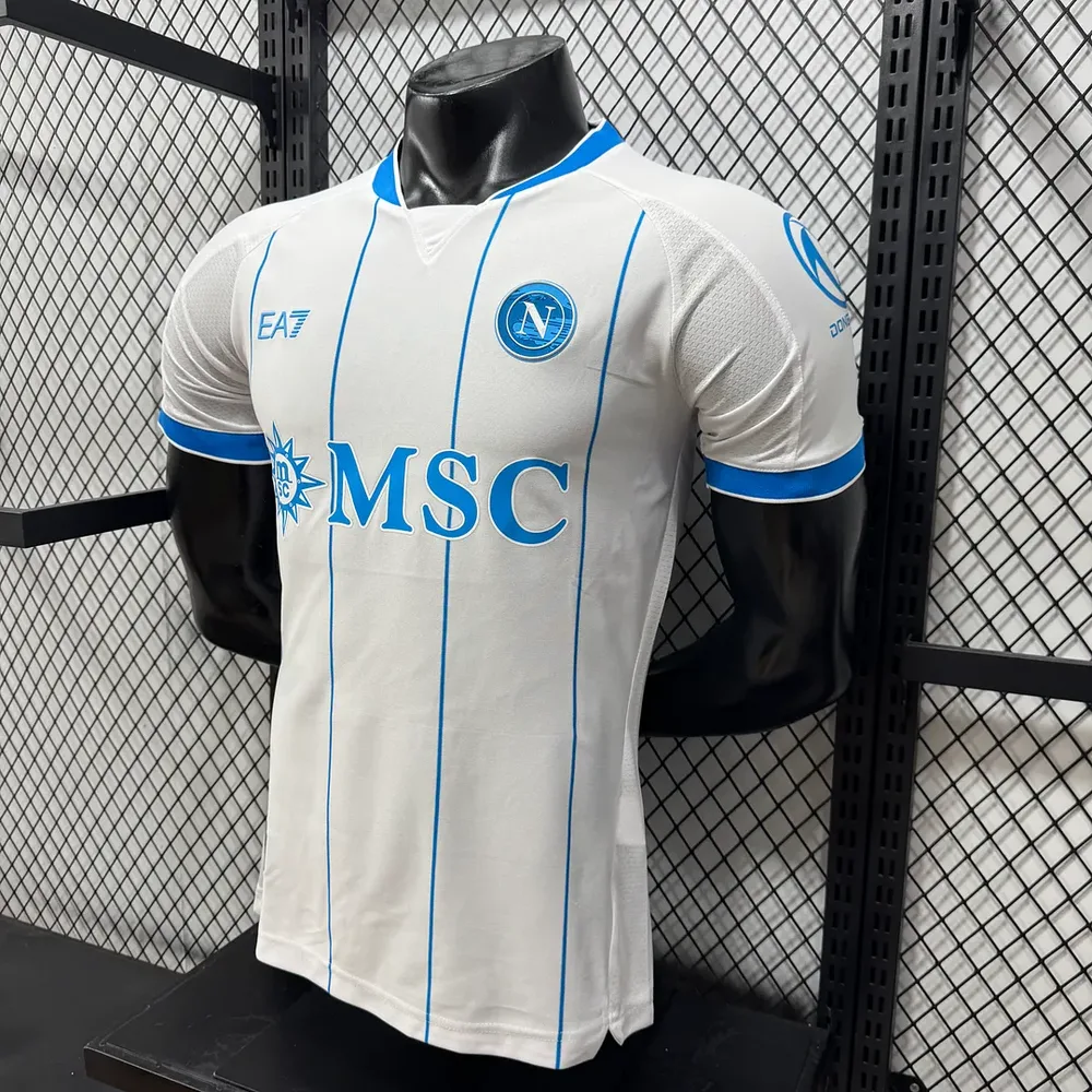 Napoli 2026/2027 Versión jugador Napoli Visitante Camiseta de fútbol 2026/27 — 4