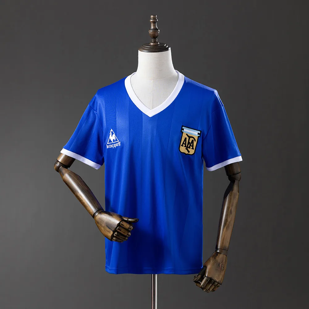 Argentina 1986 Retro Argentina National Team Visitante Jersey 1986