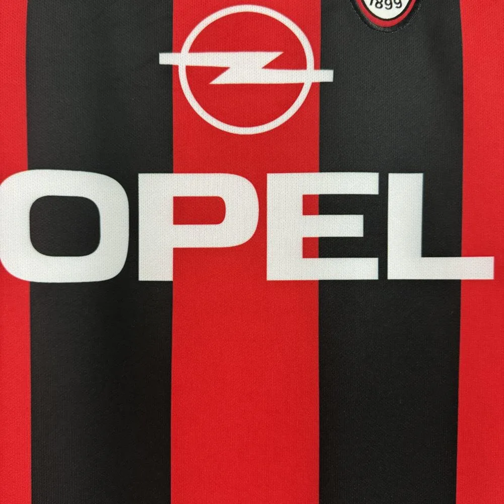 AC Milan 2000/2002 Retro AC Milan Local Camiseta de fútbol 2000/2002 — 4