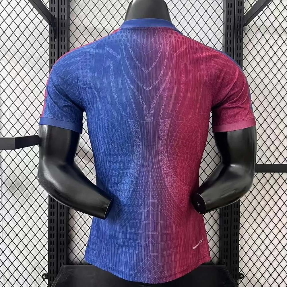 Barcelona 2026/2027 Versión jugador Barcelona Edición especial Blue Red Camiseta de fútbol 2026/27 — 2