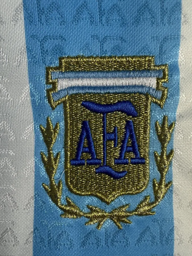 Argentina 1994 Retro Argentina National Team Home Jersey 1994 — 5