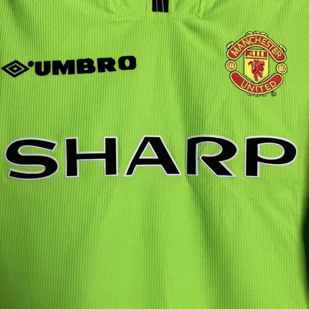 Manchester United 1998-1999 Retro Manga larga Manchester United Portero Camiseta de fútbol 1998/1999 — 6