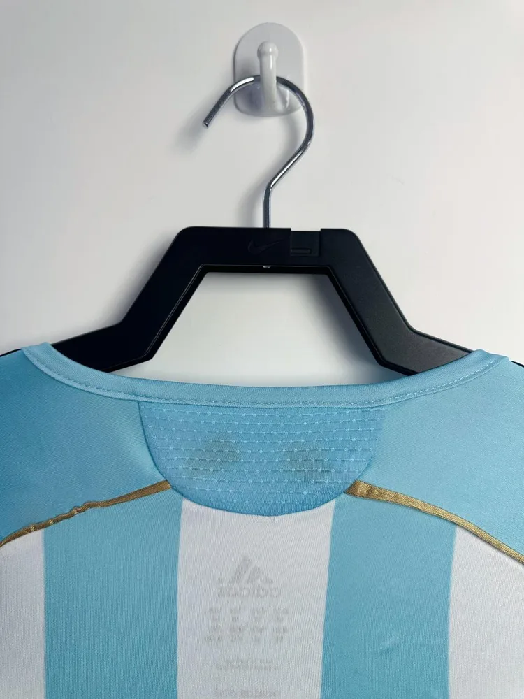Argentina 2006 Retro Manga larga Argentina National Team Local Jersey 2006 — 4