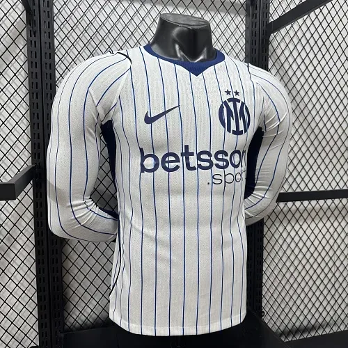 Inter Milan 2026/2027 Long Sleeves Player Version Inter Milan Away Football Jersey1:1 Quality Thai 2026/27 — 3
