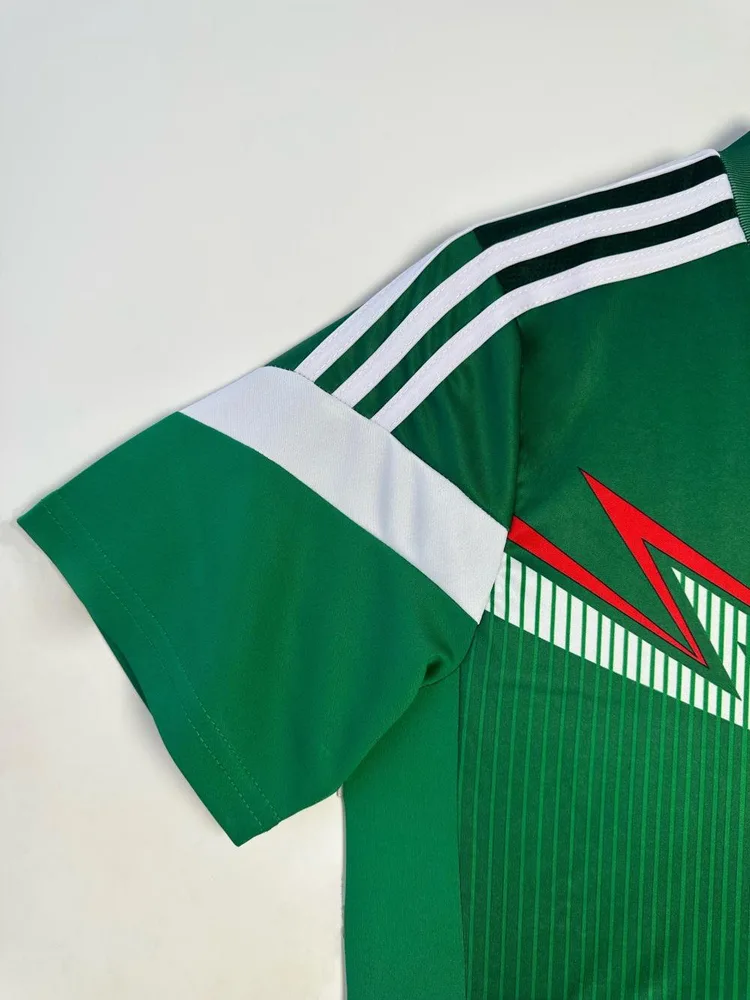 Mexico 2014 Retro Mexico Home Soccer Jersey 2014 — 5