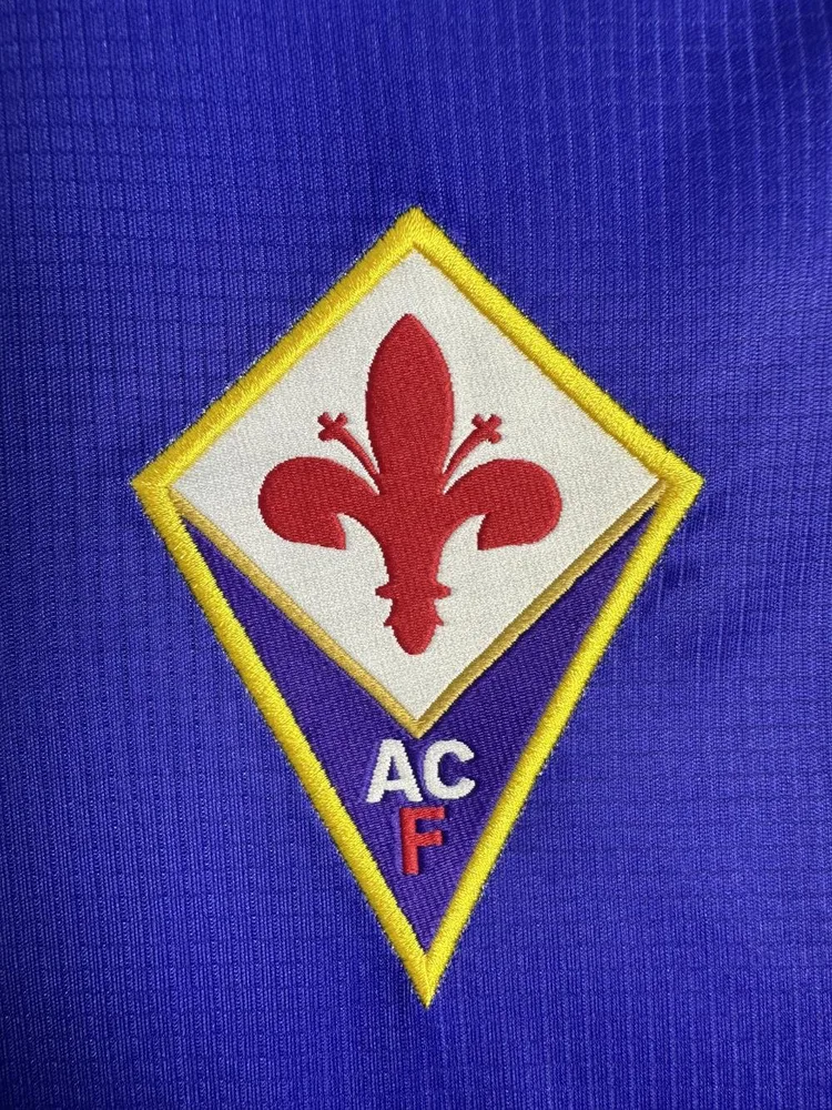 Fiorentina 1998/1999 Retro Long Sleeve Fiorentina Home Soccer Jersey 1998/1999 — 7