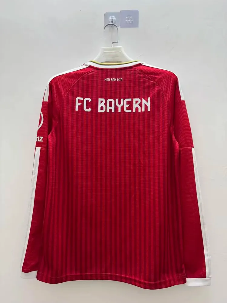 Bayern Munich 2026/2027 Long Sleeves Bayern Munich Home Football Jersey 2026/27 — 2