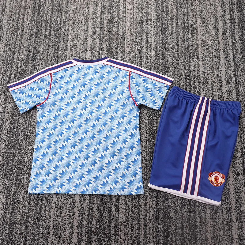 Manchester United 1990/1992 Retro Manchester United Away Football Shirt Kids Size 1990/1992 — 2