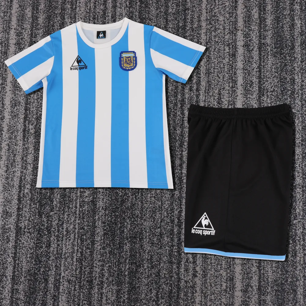 Argentina 1986 Retro Argentina National Team Local Jersey Talla infantil Talla infantil 1986