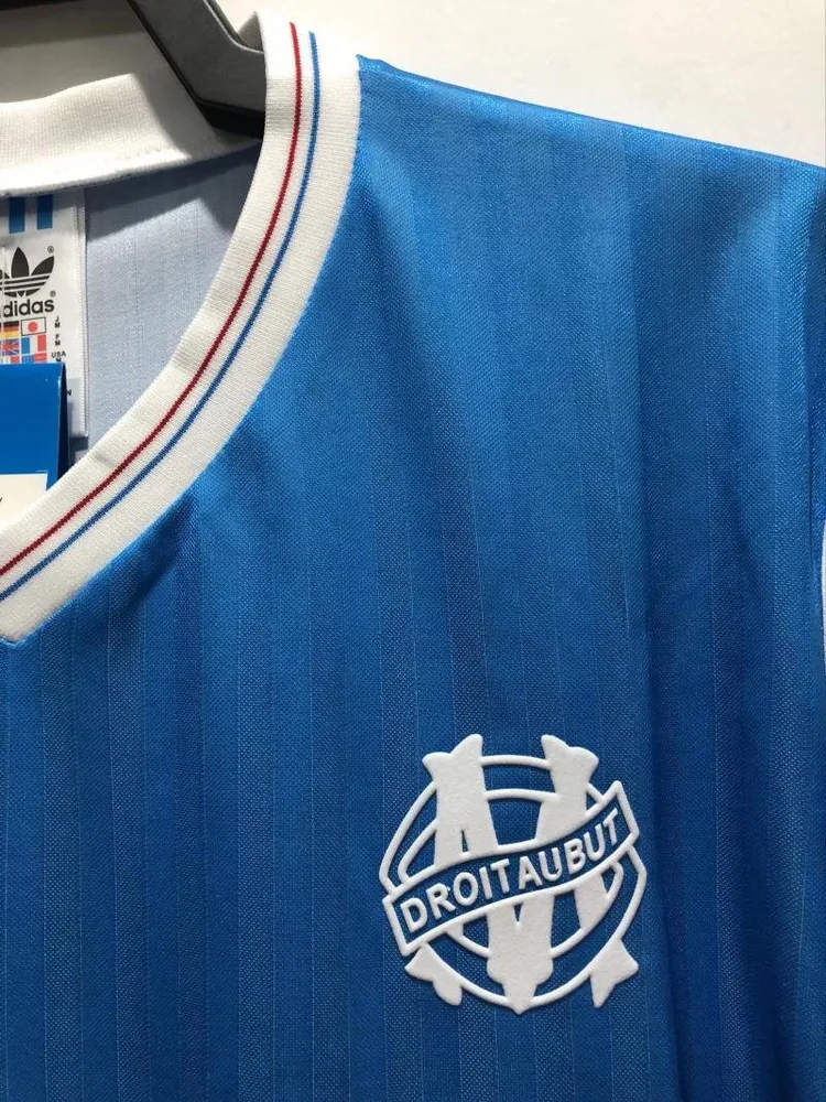 Marseille 1990 Retro Olympique de Marseille Visitante Camiseta de fútbol 1990 — 4