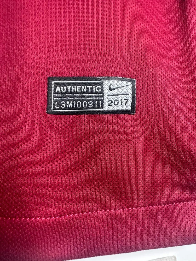 AS Roma 2017-2018 Retro Long Sleeve Roma Home Soccer Jersey 2017/2018 — 8