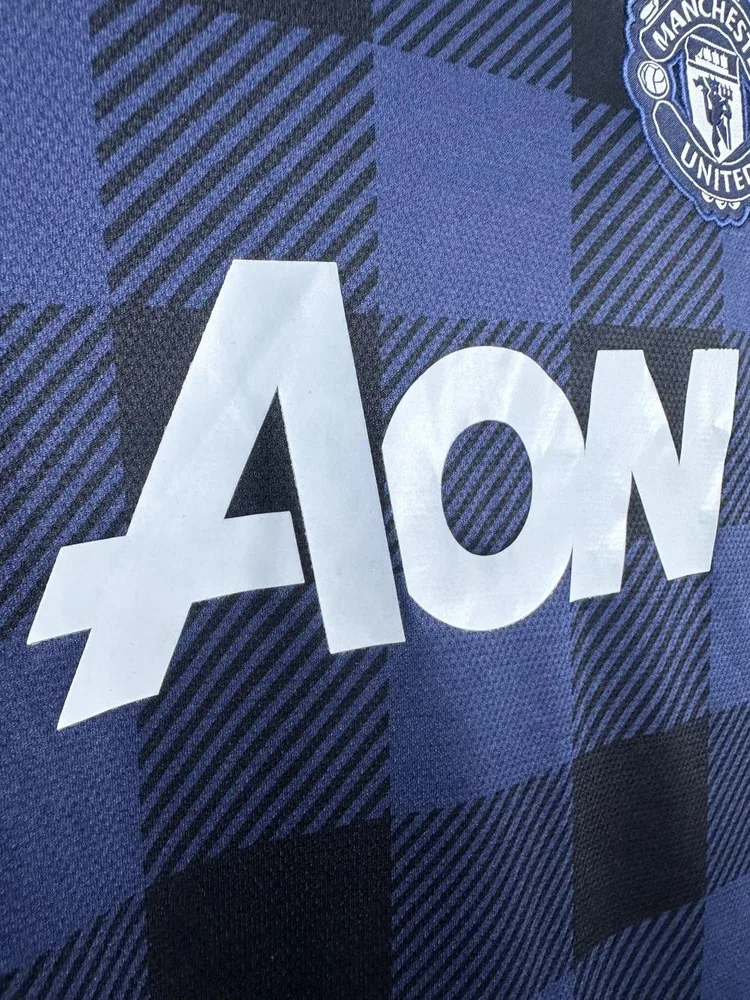 Manchester United 2013/2014 Retro Long Sleeve Manchester United Away Football Shirt 2013/2014 — 5