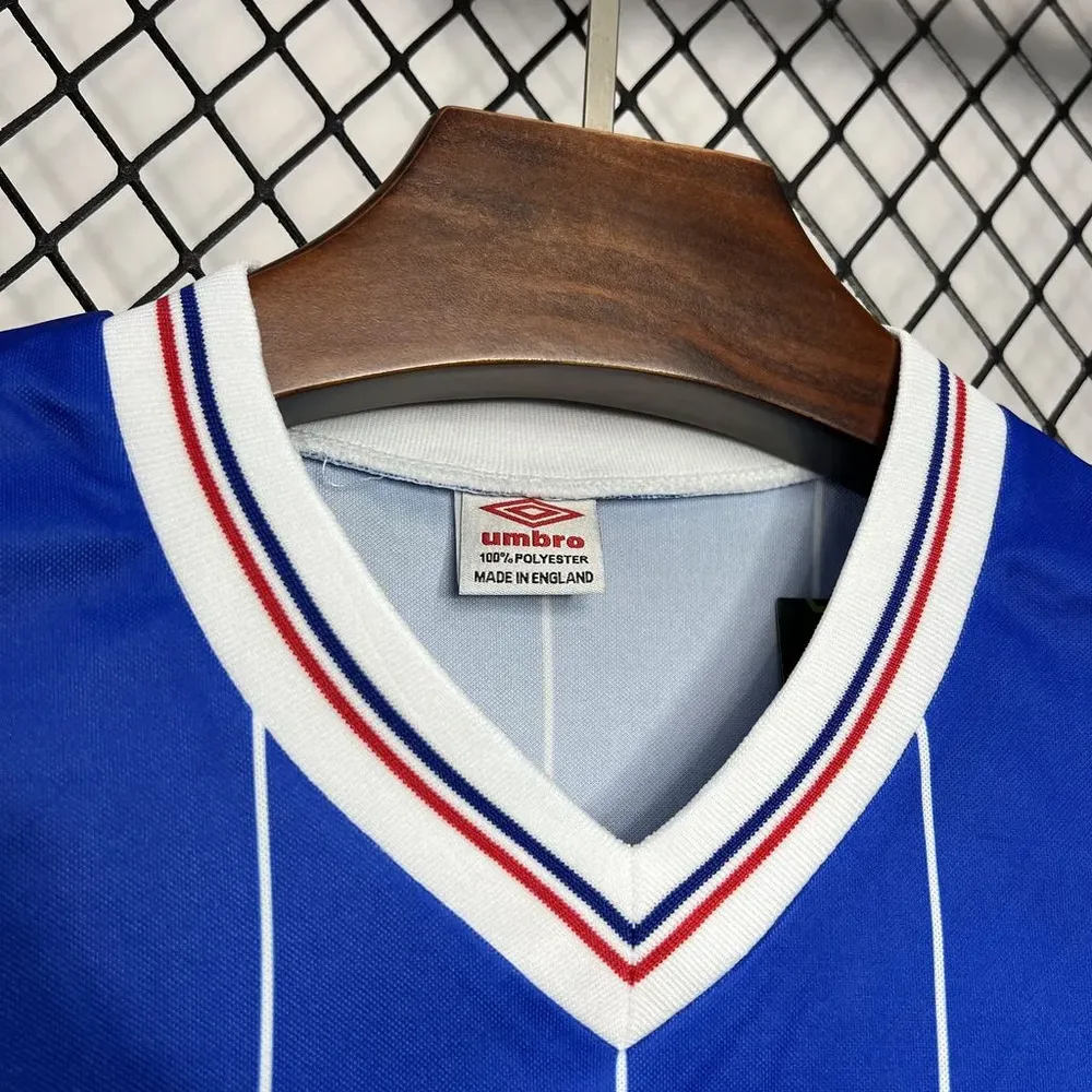 Rangers 1982/1984 Retro Rangers Local Camiseta de fútbol 1982/1984 — 4