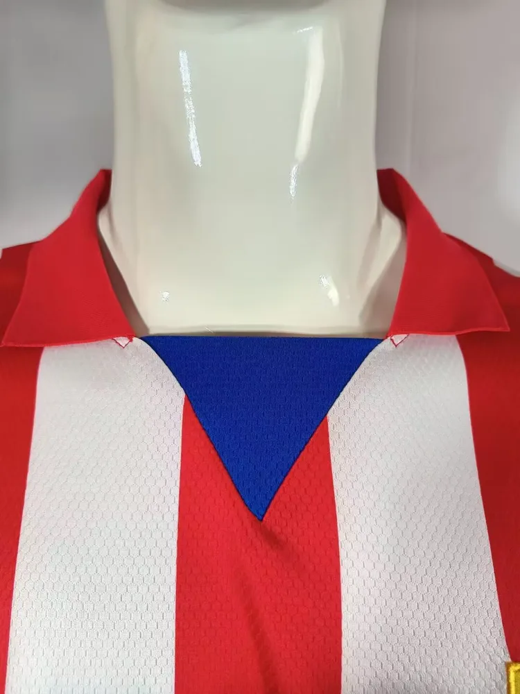 Atlético Madrid 2013-2014 Retro Atletico Madrid Home Soccer Jersey 2013/2014 — 3