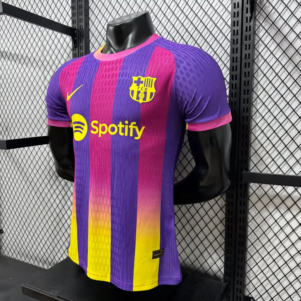 Barcelona 2026/2027 Player Version Barcelona Special Edition Red Purple Football Jersey 2026/27 — 4