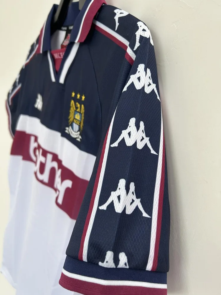 Manchester City 1997-1998 Retro Manchester City Away Football Shirt 1997/1998 — 7