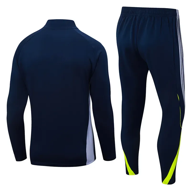 Real Madrid 2025-2026 Real Madrid Retro Royal blue Half-Pull Training Suit Football Shirt Set 2025/2026 — 2