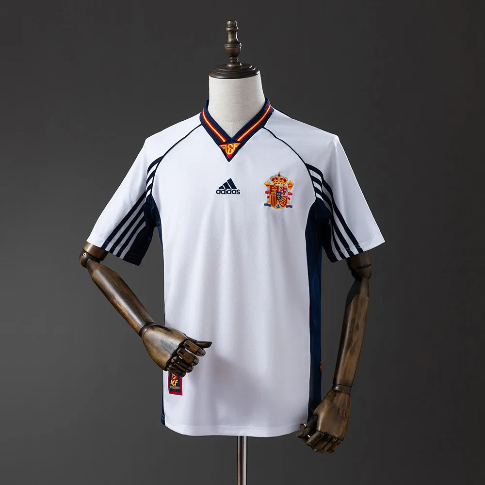 Spain 1998 Retro Spain Away Jersey 1998 — 1