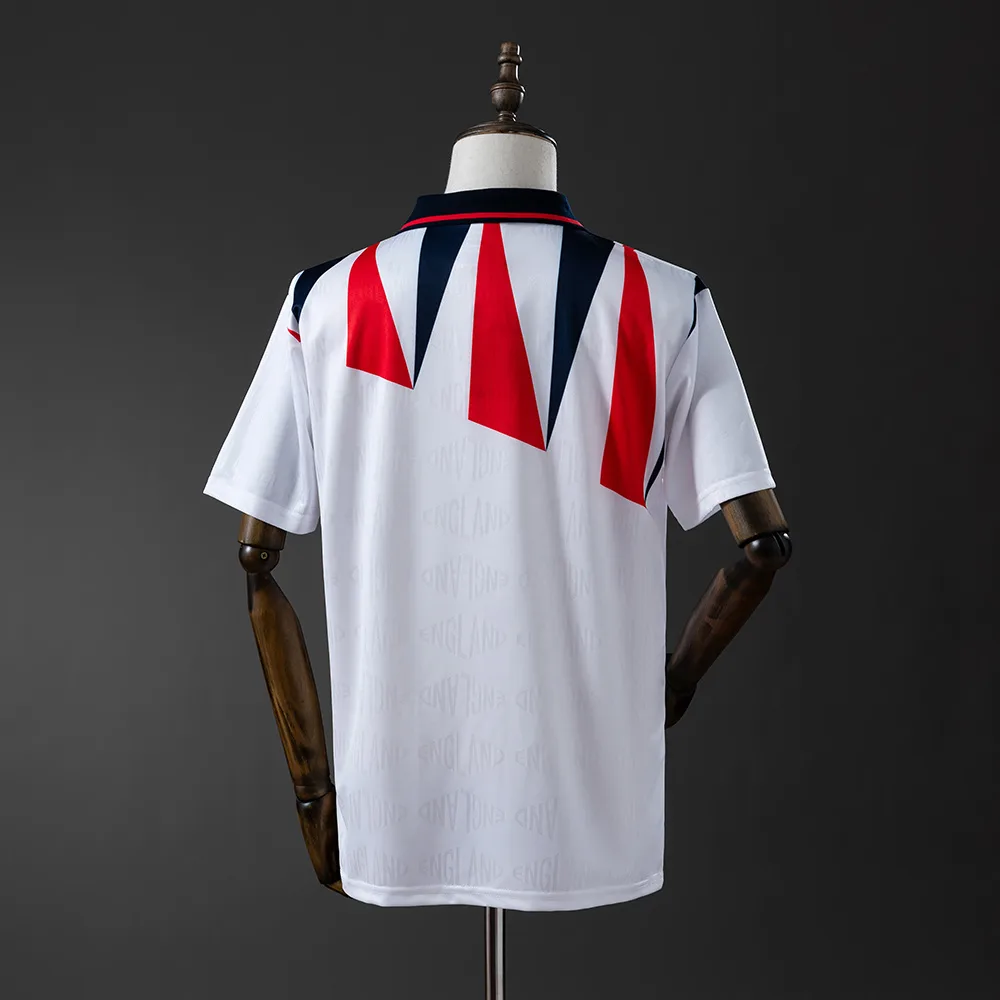 England 1992 Retro England Local Camiseta de fútbol 1992 — 2