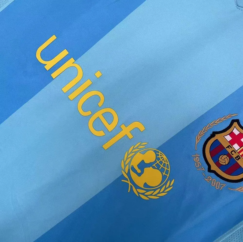 Barcelona 2007/2008 Retro Barcelona Away Football Shirt 2007/2008 — 3