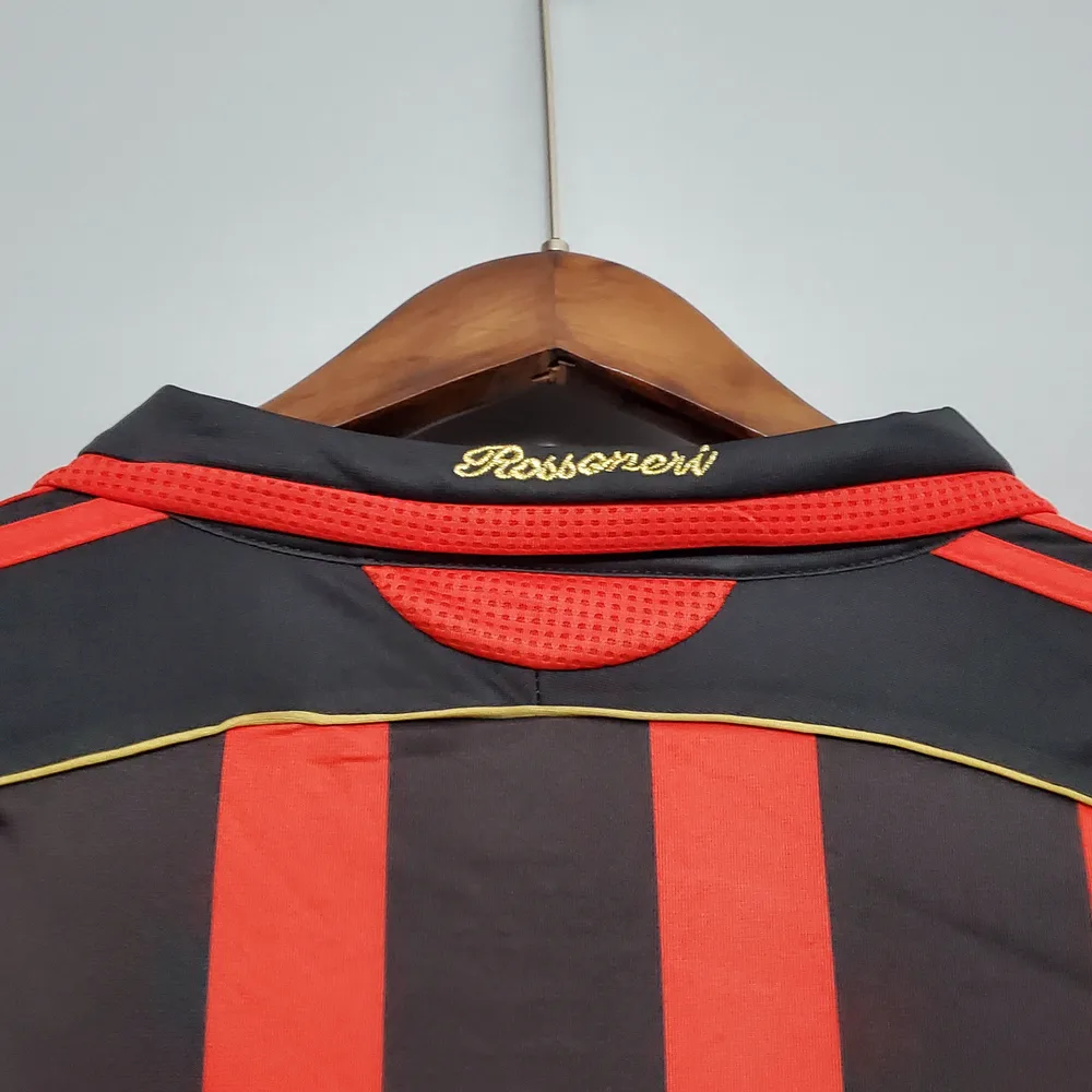 AC Milan 2006/2007 Retro Long Sleeve AC Milan Home Football Shirt 2006/2007 — 6