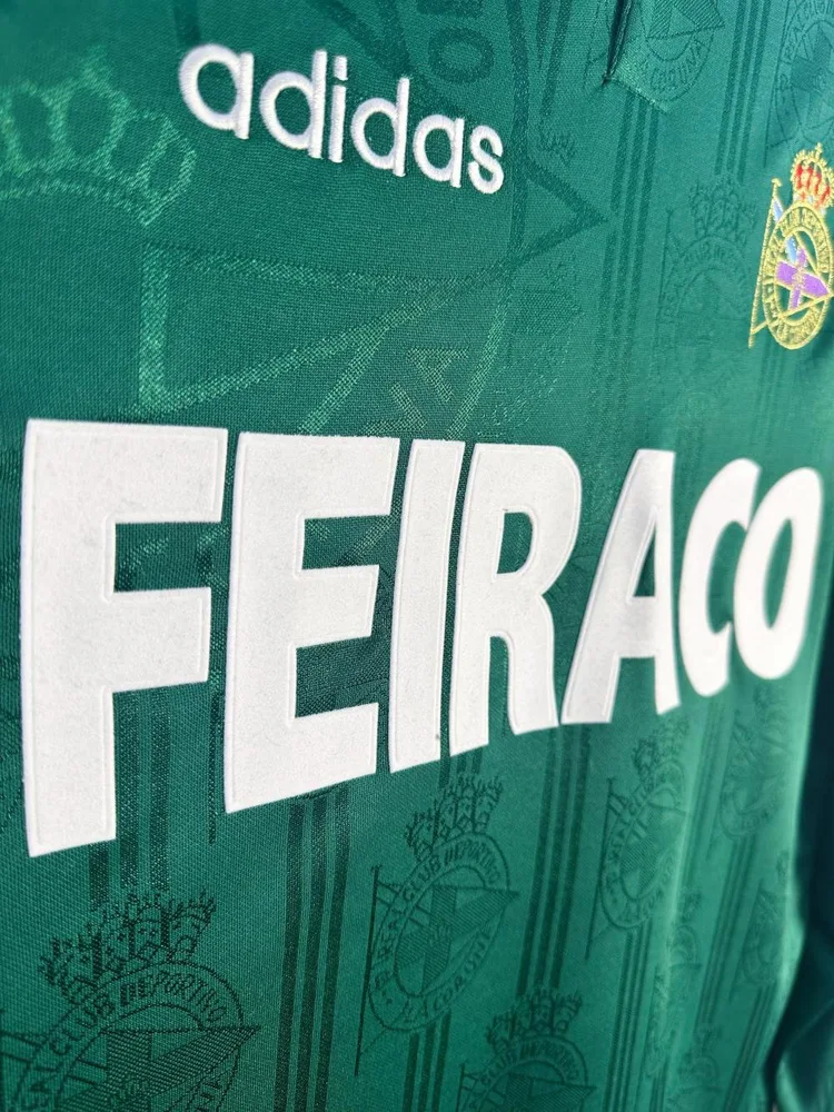 Deportivo 1999-2000 Retro Long Sleeve Deportivo Away Football Shirt 1999/2000 — 4