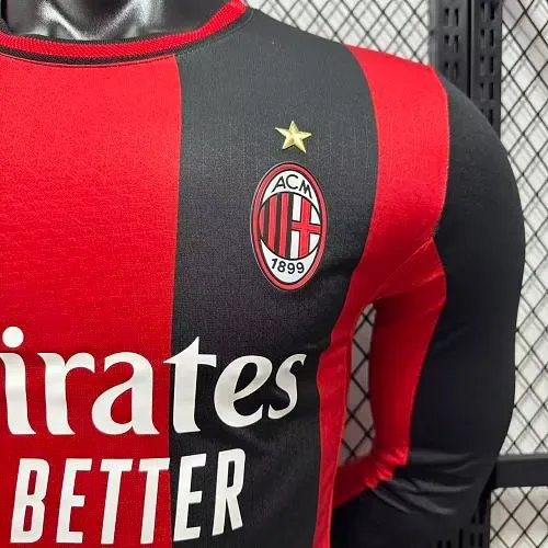 AC Milan 2026/2027 Long Sleeve Player Version AC Milan Home Football Shirt 2026/27 — 6