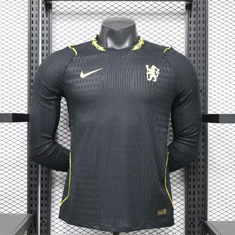 Chelsea 2026/2027 Player Version Chelsea Away Long Sleeve Football Jersey 2026/27