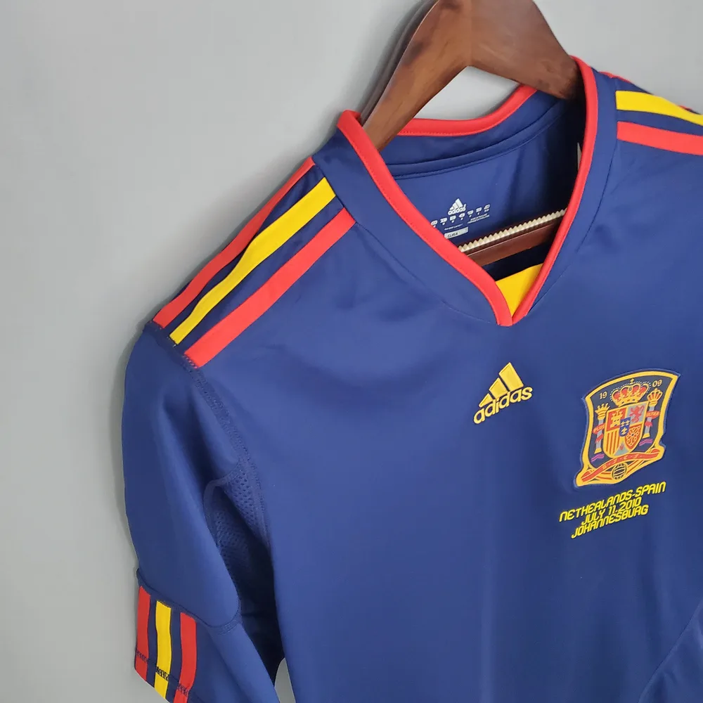Spain 2010 Retro Spain Away Soccer Shirt 2010 — 6