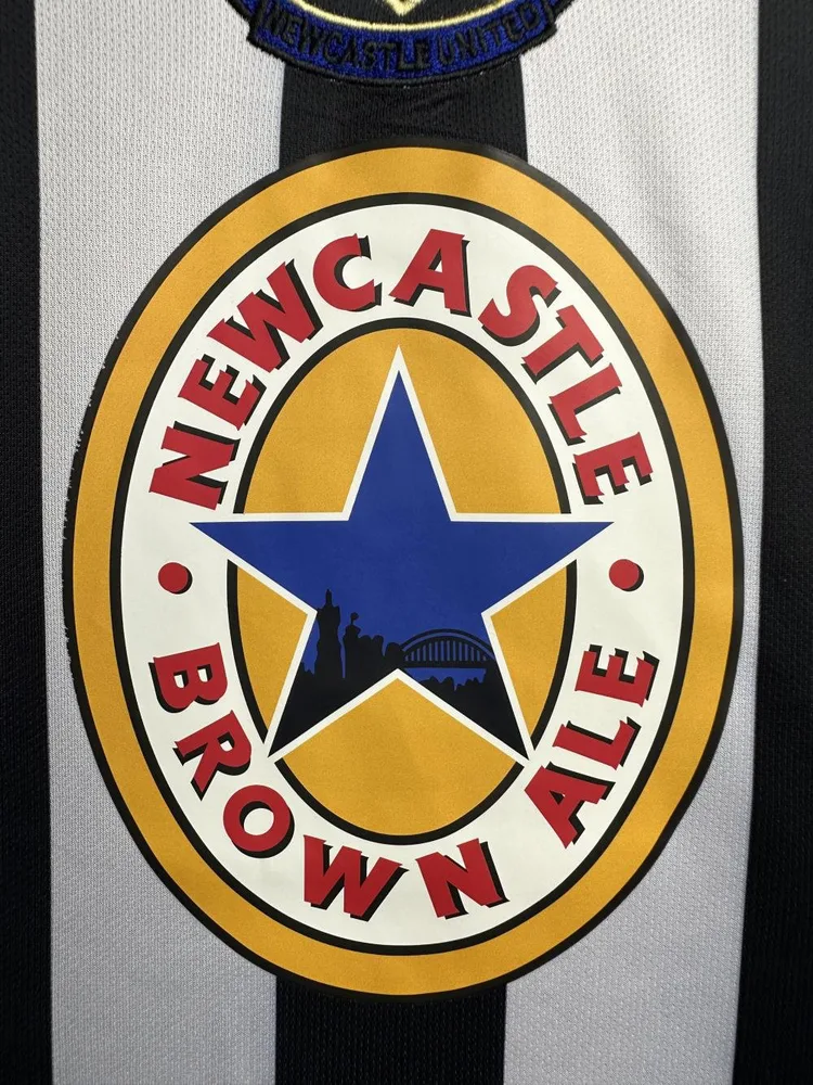 Newcastle 1997-1999 Retro Long Sleeve Newcastle United Home Soccer Jersey 1997/1999 — 5