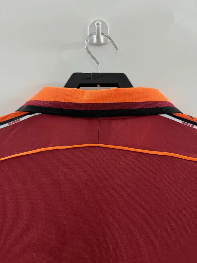 AS Roma 1998-1999 Retro Roma Home Soccer Jersey 1998/1999 — 4