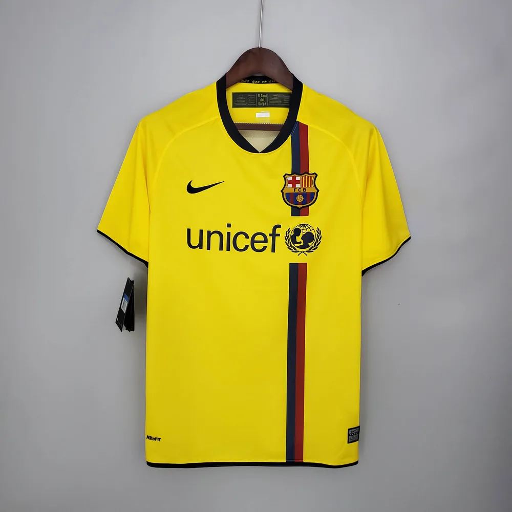 Barcelona 2008/2009 Retro Barcelona Visitante Camiseta de fútbol 2008/2009