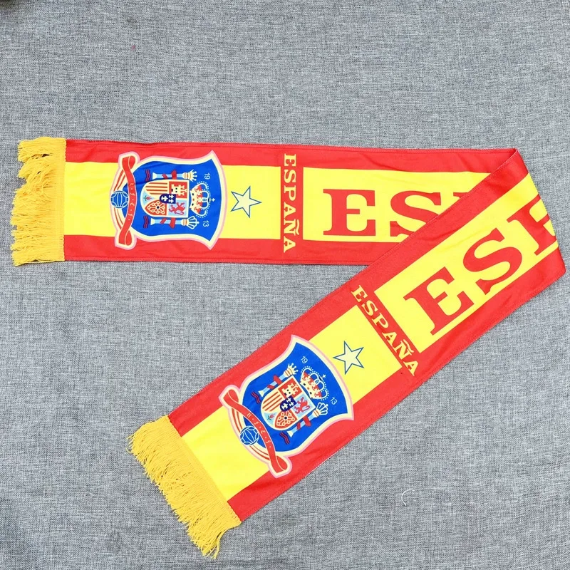 Spain 2026 World Cup Spain Fan Soccer Scarf Retro 2026