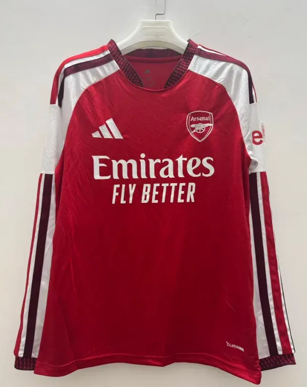 Arsenal 2026/2027 Long Sleeve Arsenal Home Football Jersey 2026/27