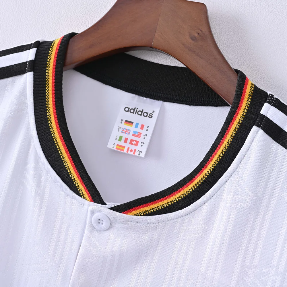 Germany 1996 Retro Germany Home Soccer Jersey Football Shirt 1996 — 3