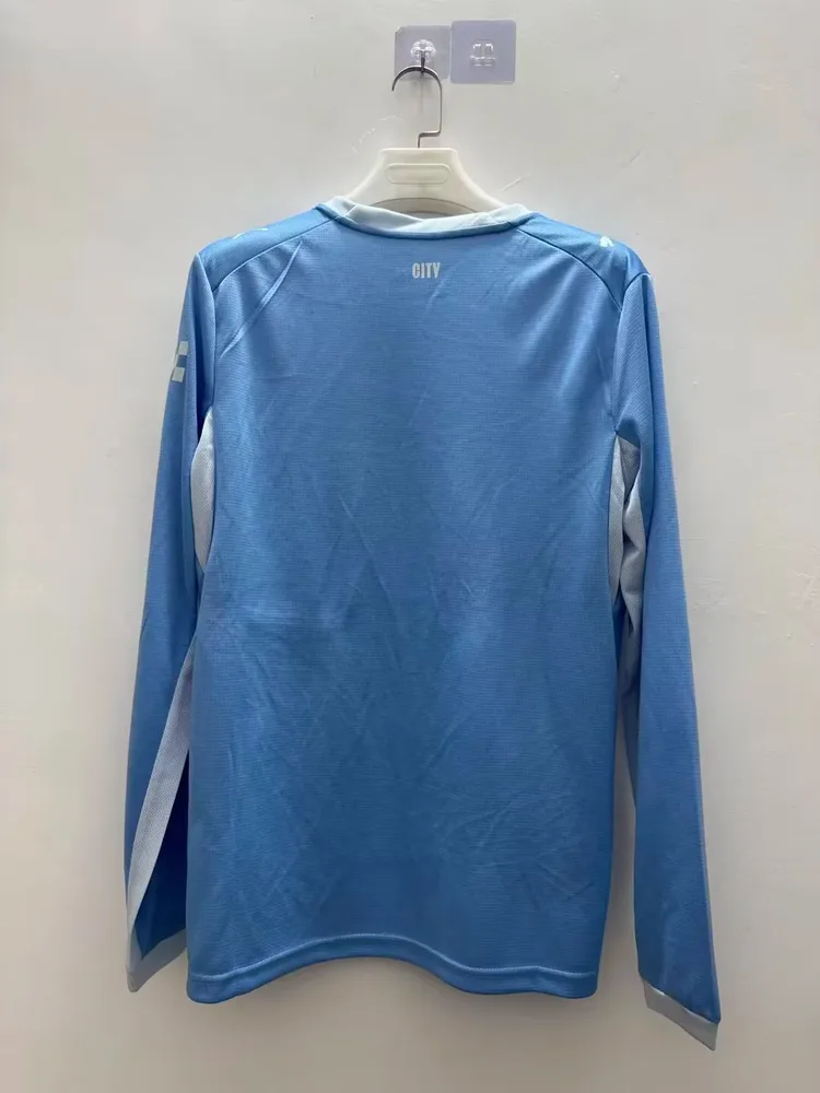 Manchester City 2026/2027 Long Sleeves Manchester City Home Football Jersey 2026/27 — 2
