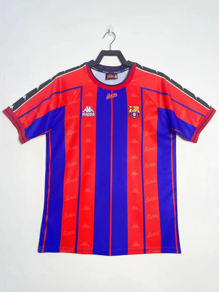 Barcelona 1997/1998 Retro Barcelona Local Camiseta de fútbol 1997/1998