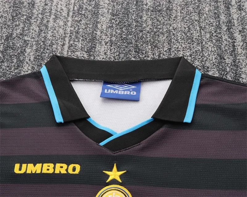 Inter Milan 1997/1998 Retro Inter Milan Third Away Football Jersey Kids Size 1997/1998 — 3