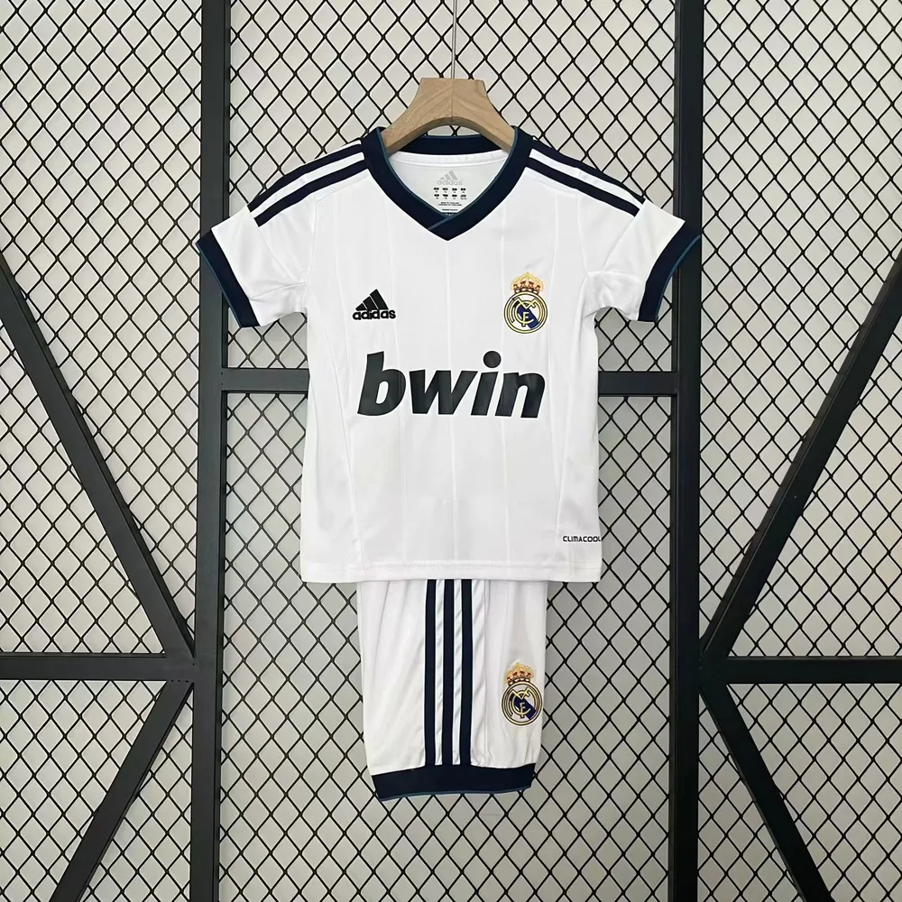 Real Madrid 2012/2013 Retro Real Madrid Local Camiseta de fútbol Talla infantil 2012/2013