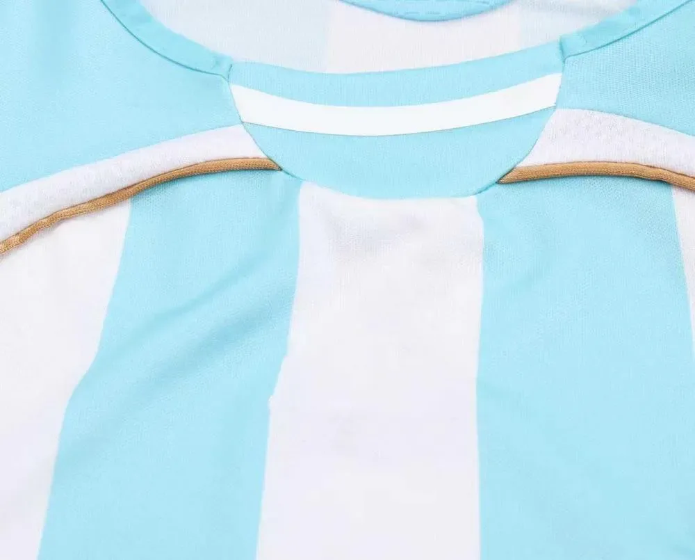 Argentina 2006 Retro Argentina National Team Home Jersey Kids Size Kids Size 2006 — 4