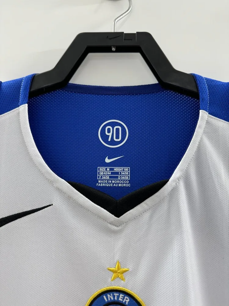 Inter Milan 2004/2005 Retro Inter Milan Visitante Camiseta de fútbol 2004/2005 — 3