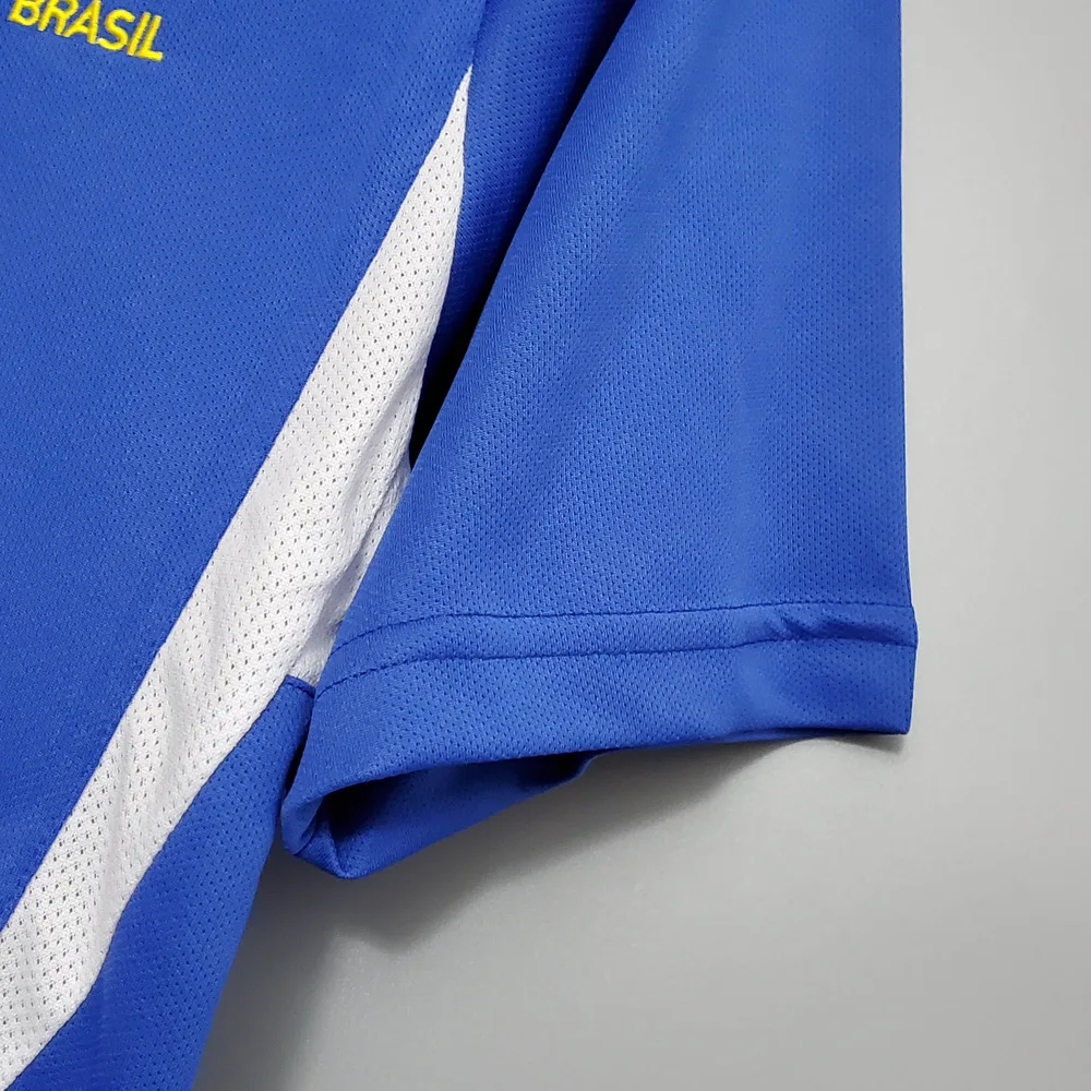 Brazil 2002 Retro Brazil Away Soccer Jersey 2002 — 8