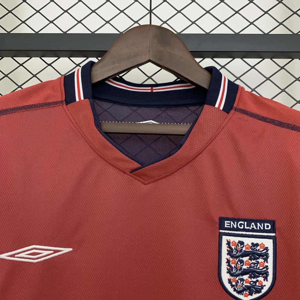 England 2002 Retro England Away Jersey 2002 — 5