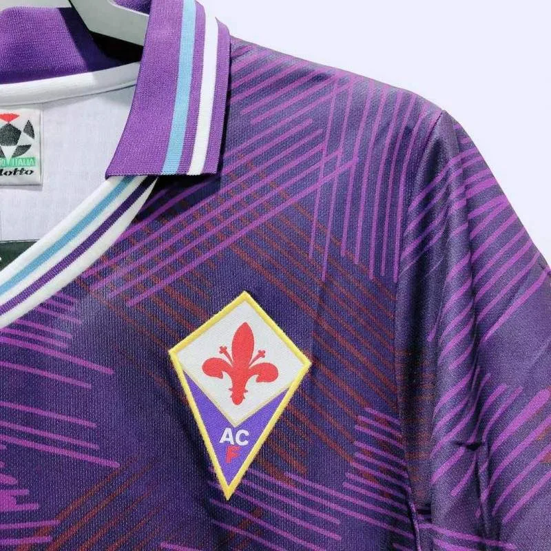 Fiorentina 1992/1993 Retro Fiorentina Home Soccer Jersey 1992/1993 — 3